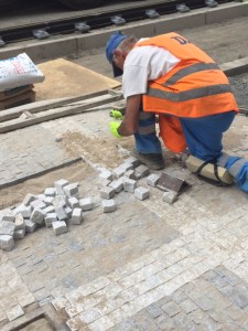 prague mosaic workers